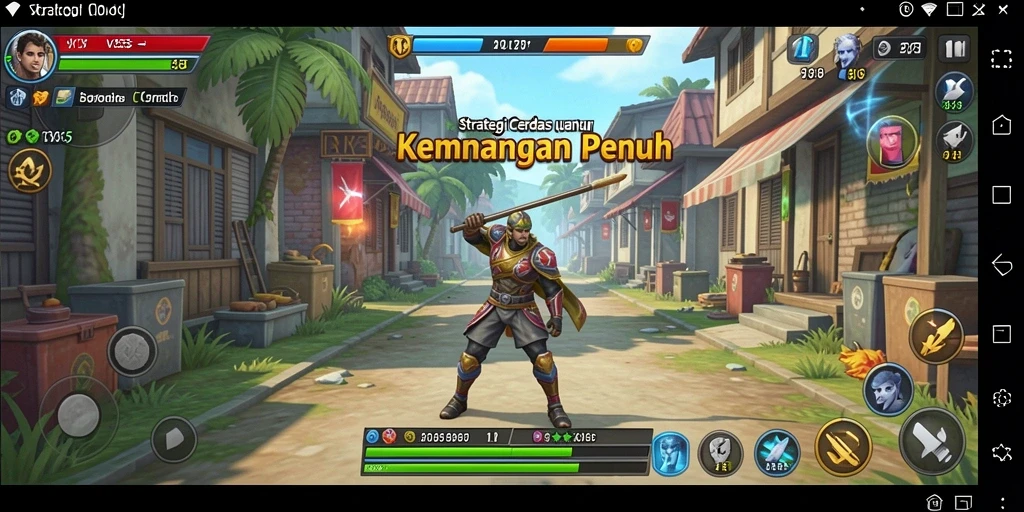 Tampilan gameplay VC55 yang intens dengan strategi mendalam.