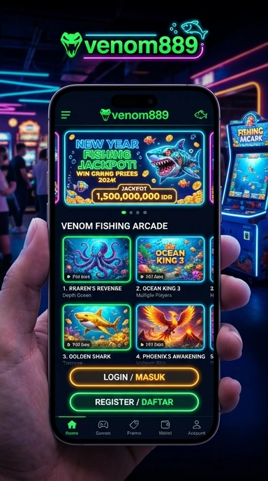 Screenshot antarmuka pengguna venom889 yang sederhana dan intuitif.